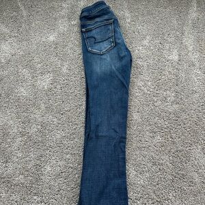 8 short American Eagle flare jeans